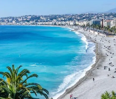 Nice Beau 2 Pieces Atypique-Original 200 M Mer, Promenade Des Anglais, Negresco Buitenkant foto