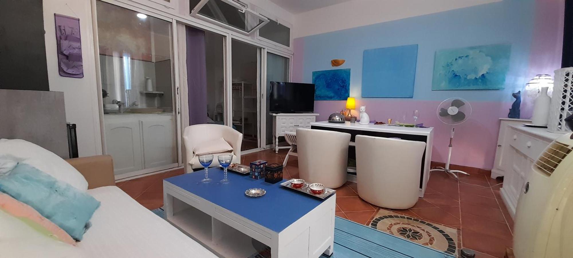 Beau 2 Pieces Atypique-original 200 M Mer, Promenade Des Anglais, Negresco Apartamento